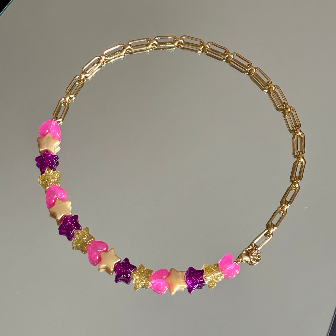 Collier Rosy Sparkles