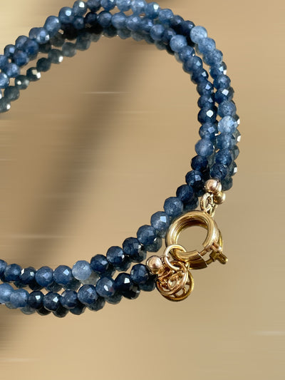 Collier Pietra Saphir Bleu
