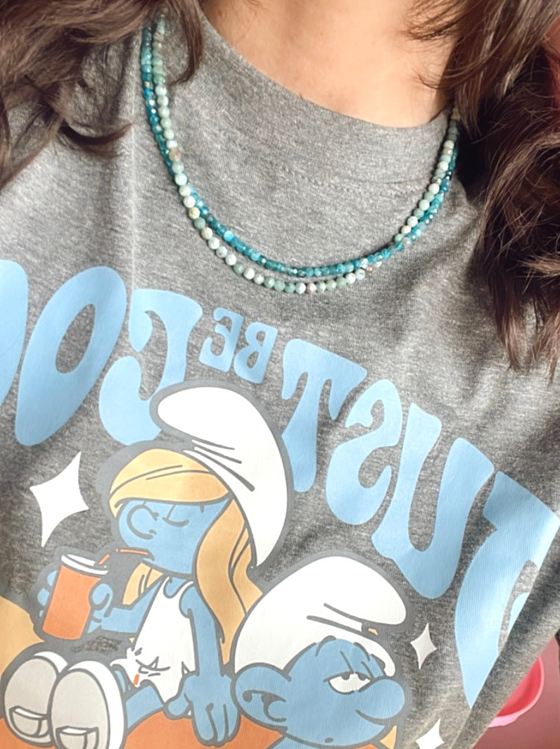 Collier Pietra Saphir Bleu