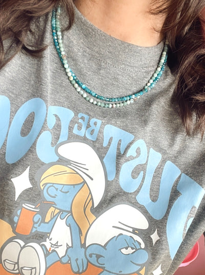 Collier Pietra Saphir Bleu