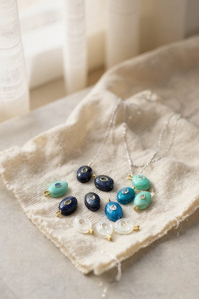 Pendentif en pierre semi precieuse