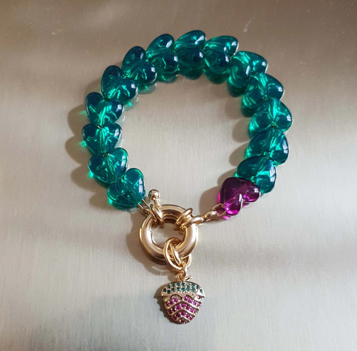 Bracelet Green Strawberry